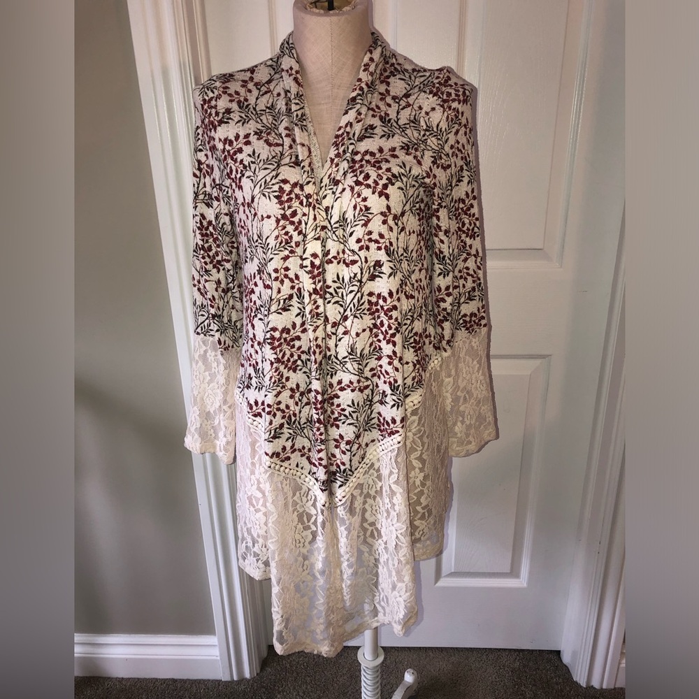 Annabella Floral Lace Cardigan
